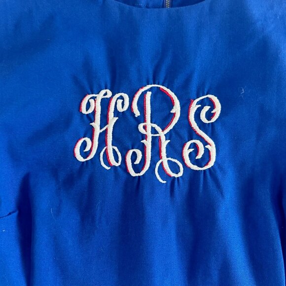 Vintage 50s Cheerleading Outfit Skirt Drum Line‎ Embroidered Belted - Picture 5 of 16